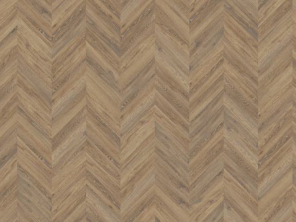 mFLOR 42215 Parva Oak Chevron Apulia | Hongaarse punt | Dryback Plak PVC