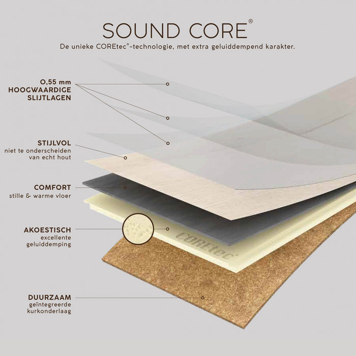 COREtec Stone Ceratouch Ustica 0272B | PVC Tegel 90 x 45 cm | Click PVC