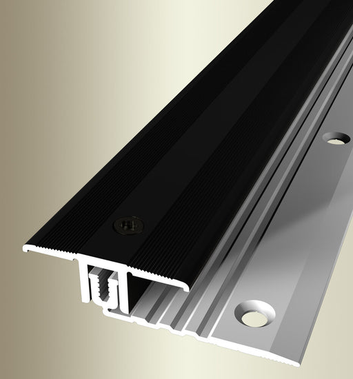 Dilatatieprofiel 7 tot 15mm vloerdikte | Zwart / 90 cm