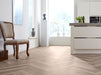 mFLOR 40817 Parva Broad Leaf Smoky Sycamore | Visgraat PVC | Dryback