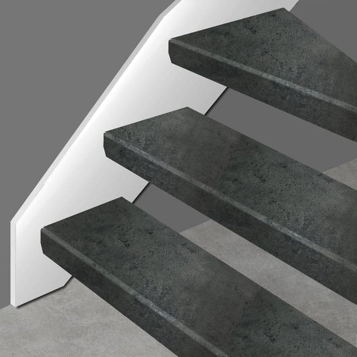 Overzettreden BASALT DONKER | K-stairs traprenovatie