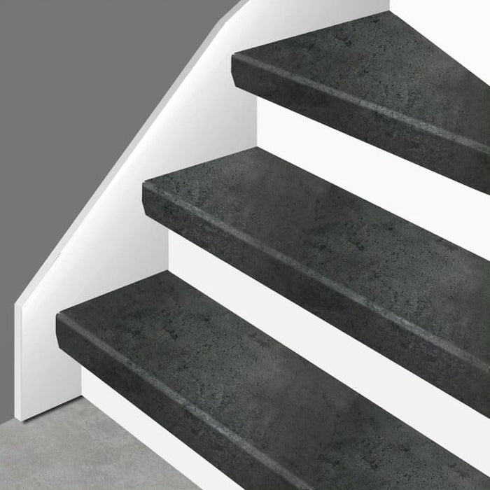 Overzettreden BASALT DONKER | K-stairs traprenovatie