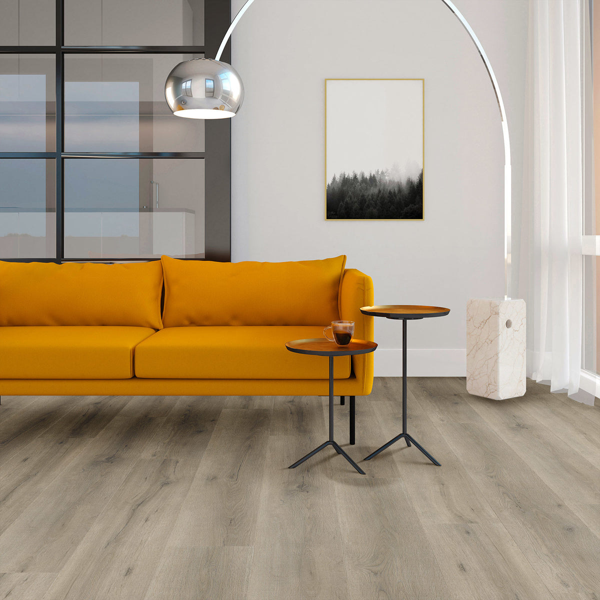 Sfeerbeeld Vivafloors 6880 | Eiken | Lijm PVC Dryback